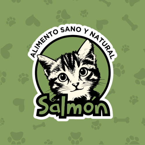 Alimento Para Gatos Natural Cocido Sabor Salmón 500 Gr