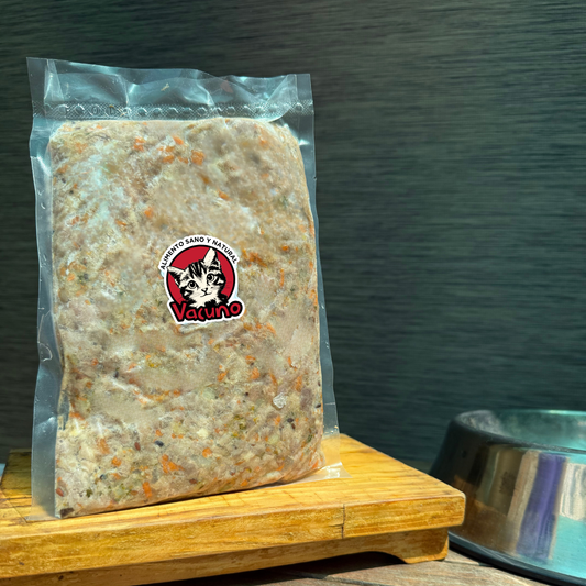 Alimento Para Gatos Natural Cocido Sabor Vacuno 500 Gr