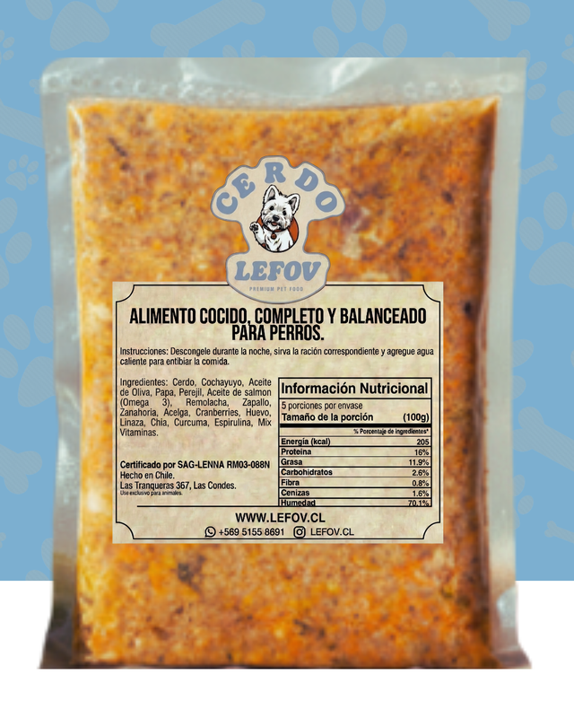 Menú Cerdo 500 Gr