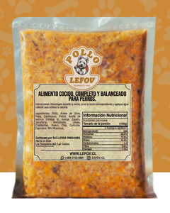 Menú Pollo 500 Gr