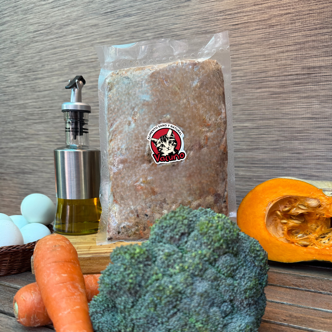 Alimento Para Gatos Natural Cocido Sabor Vacuno 500 Gr