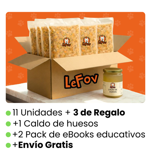 Pack Premium Le Fov - alimento natural premium para perros Chile