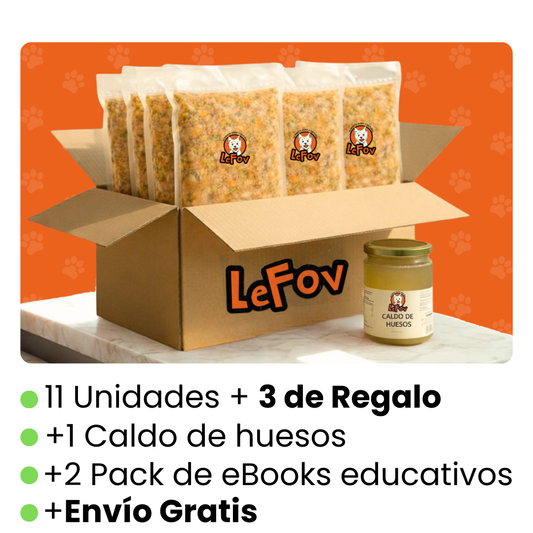 Pack Premium Le Fov - alimento natural premium para perros Chile