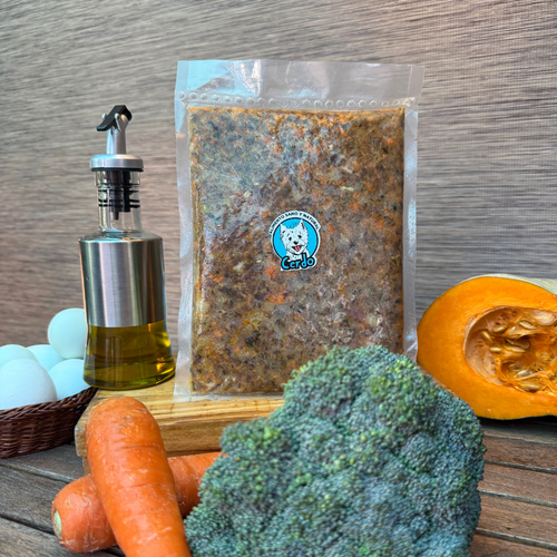 Alimento natural cocido para perros sabor cerdo 500g - Le Fov